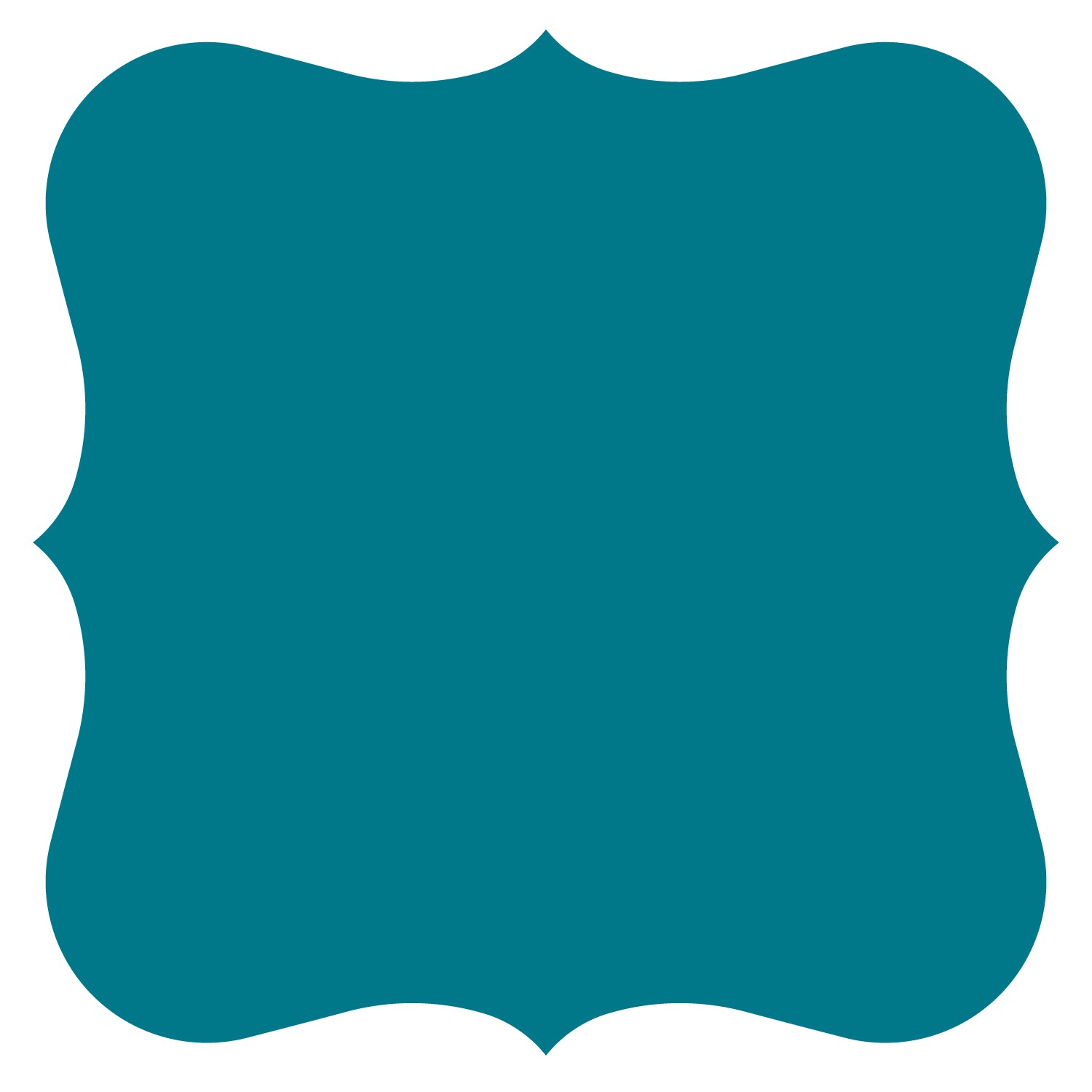 1500x1500 Teal Border Clip Art