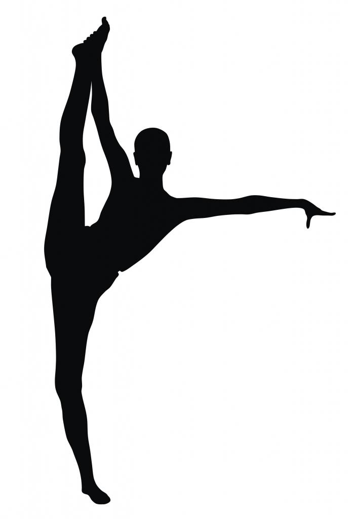 695x1024 Clipart Dance Splits