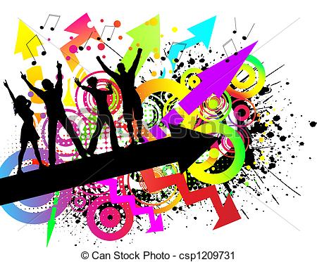 450x373 Background Clipart Dance Party