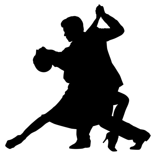 600x600 Ballroom Dancing Silhouette Clipart