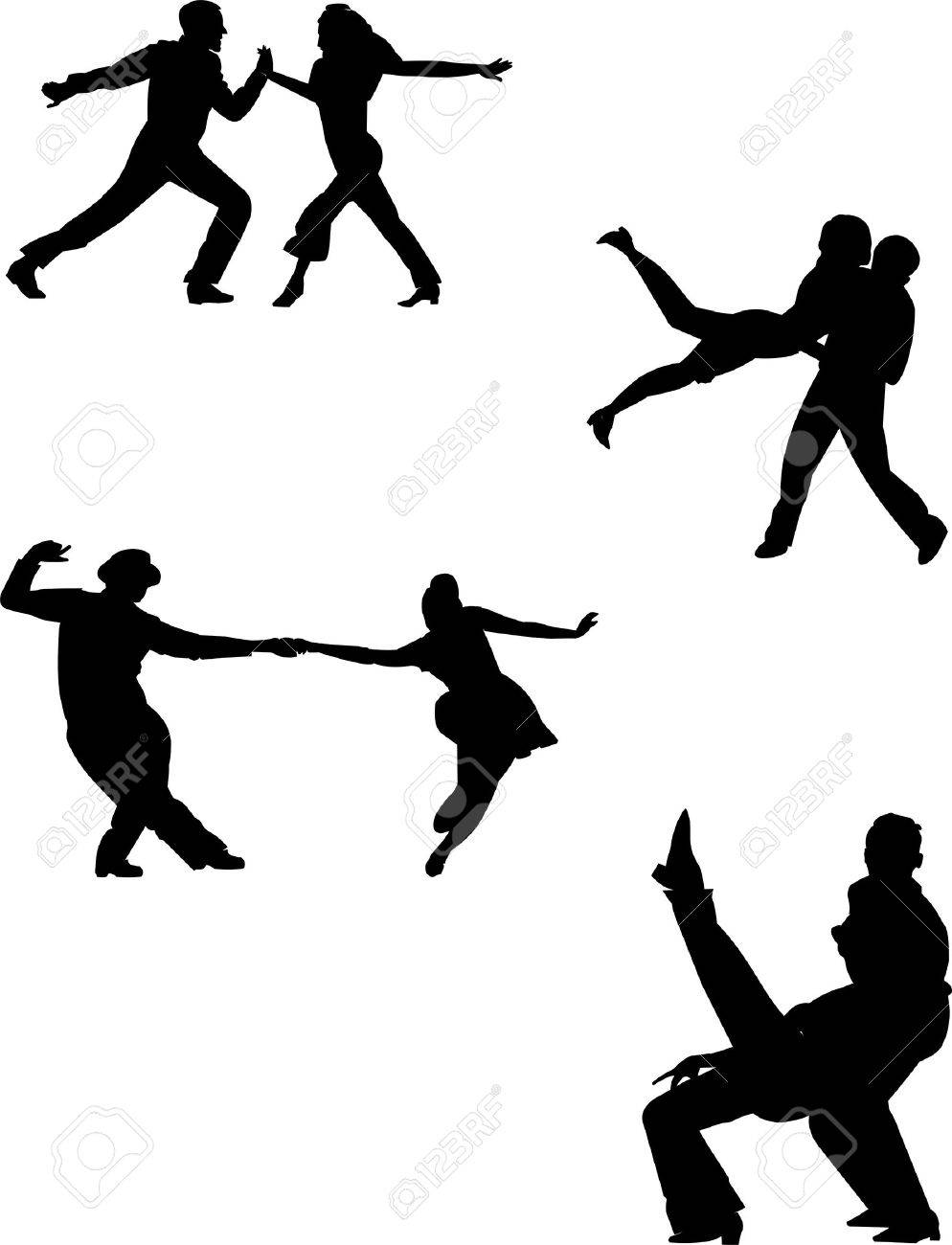 994x1300 Dance Silhouettes