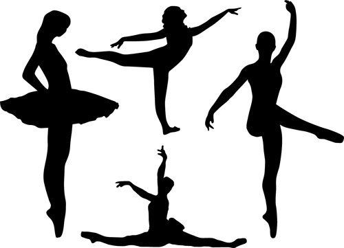 500x361 Dancing Children Silhouette Graphic Free Vector Download (6,597