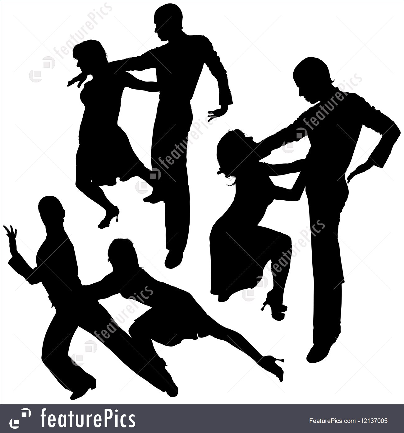 1300x1392 Entertainment Latino Dance Silhouettes