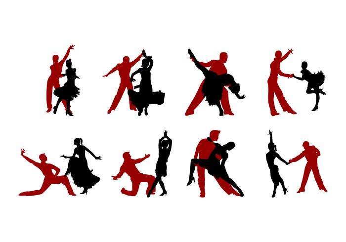 700x490 Free Dance Silhouette Vector