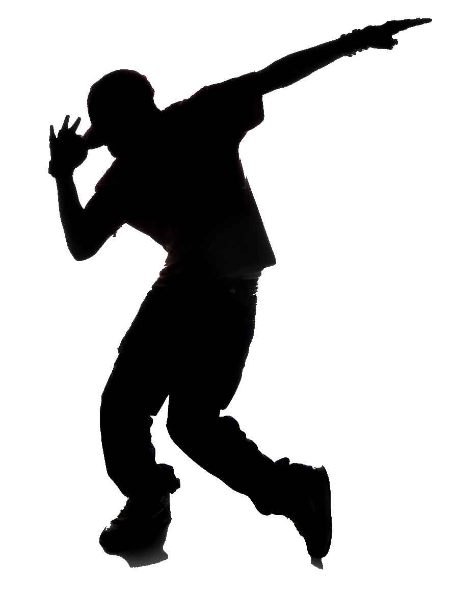 893x1157 Hip Hop Dance Silhouettes Clipart