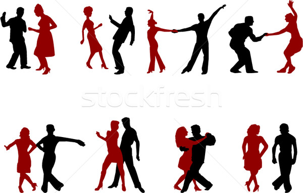 600x383 Dance Silhouettes Vector Illustration Slobodan Djajic (Slobelix