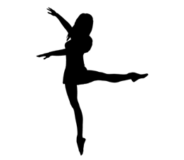 261x227 Ballet Dancer Silhouette Clip Art