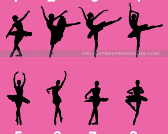 340x270 Ballet Wall Decals Girl Dancer Quotes Ballerina Pointes Gym