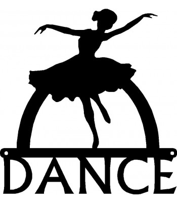 350x400 Dance Silhouette Wall Art