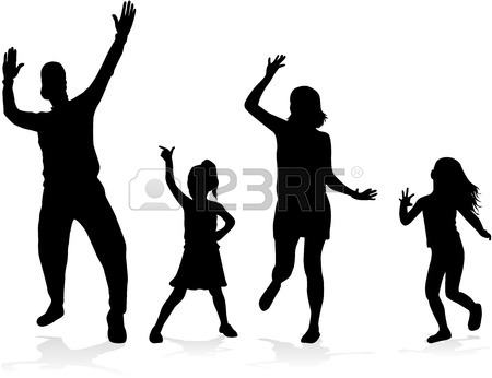 450x346 Dancing People Silhouettes Royalty Free Cliparts, Vectors,