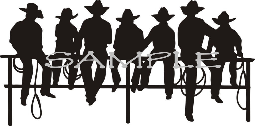 1024x508 Western Ranch Silhouette Clipart