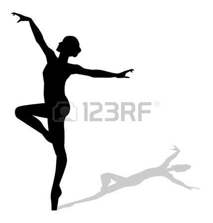 430x450 Vector Illustration Of Dancers Silhouette Royalty Free Cliparts