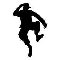 200x200 Black Outline Outlines Silhouette Silhouettes Human Humans People