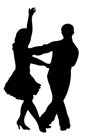 280x437 Ballroom Dancing Silhouette Clipart