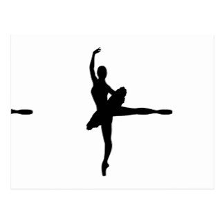 324x324 Dancer Silhouette Postcards Zazzle