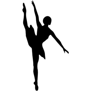 Dancer Silhouette Arabesque | Free download on ClipArtMag