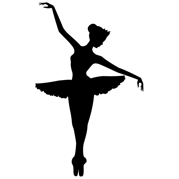 Dancer Silhouette Arabesque | Free download on ClipArtMag