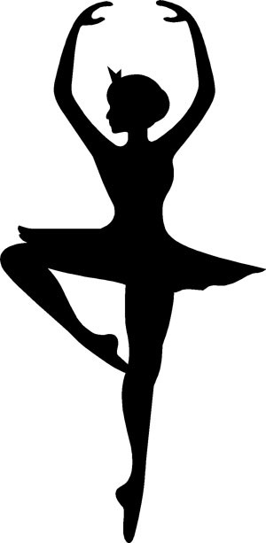 Dancer Silhouette Arabesque | Free download on ClipArtMag