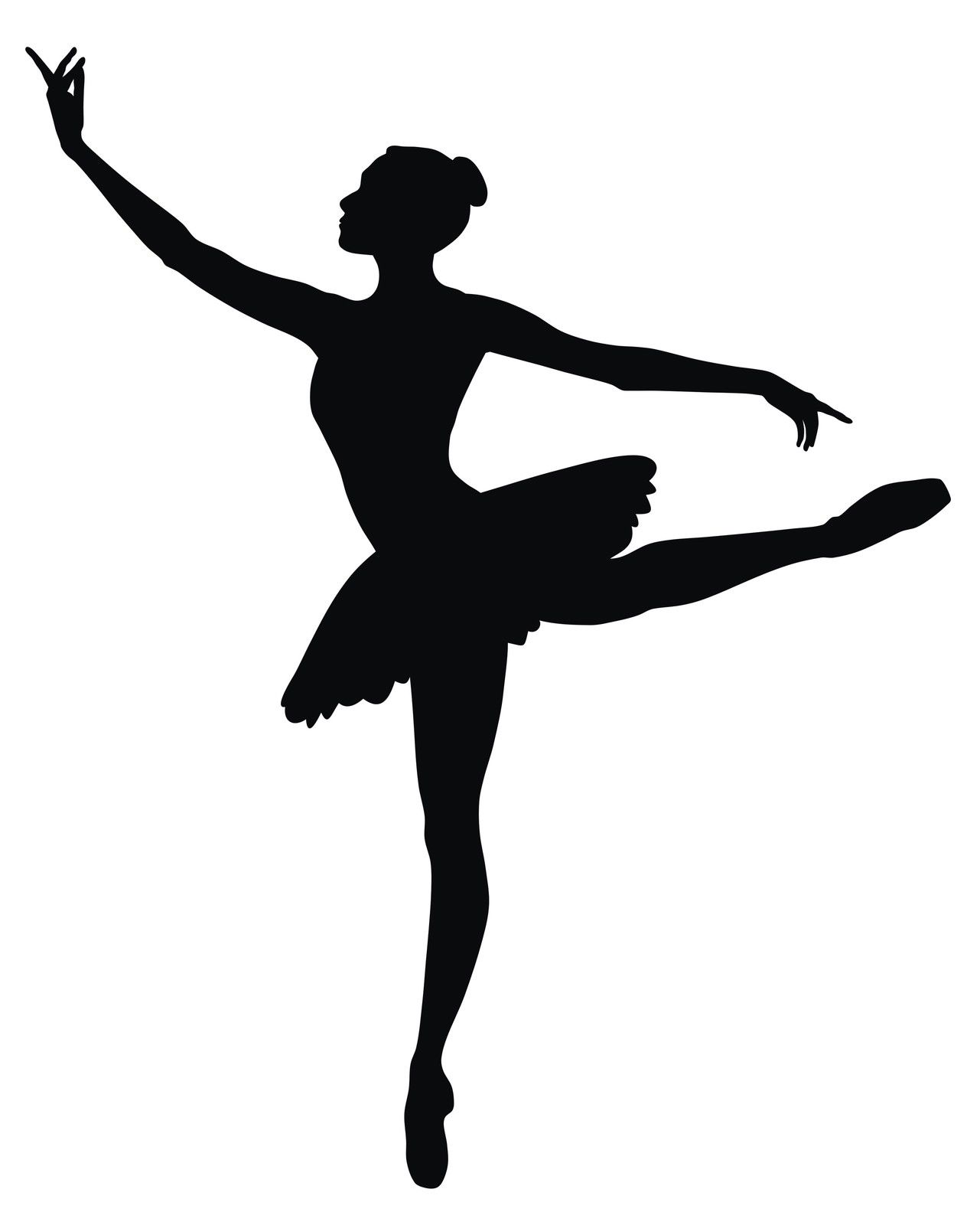 Dancer Silhouette Arabesque | Free download on ClipArtMag