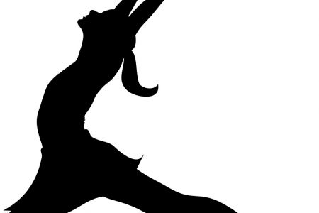 450x300 Female Dancer Silhouette Clip Art