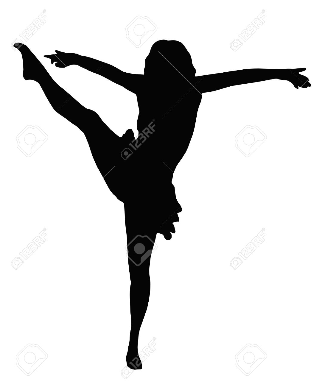 1091x1300 Dancer Clipart High Kick