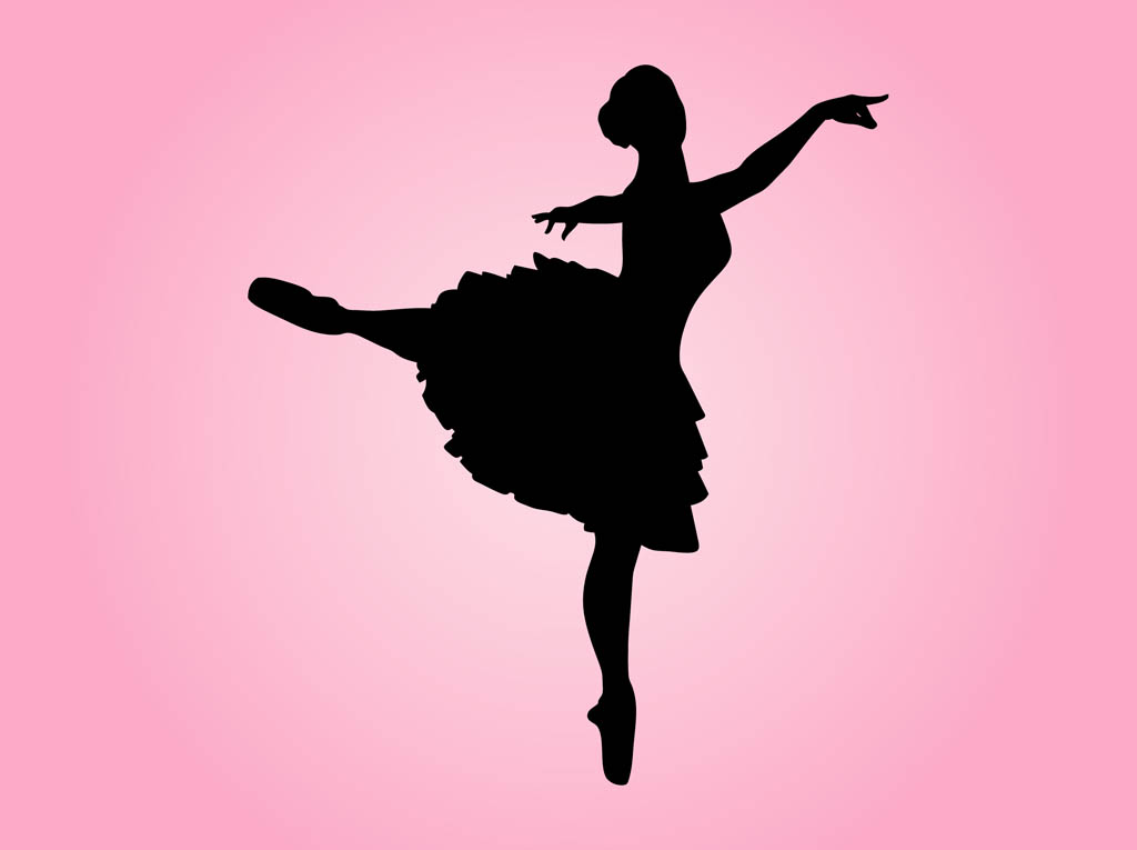 1024x765 Dancing Ballerina Silhouette Vector Art Amp Graphics