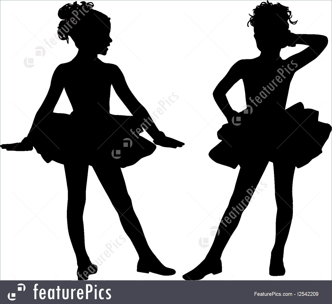 1300x1190 Illustration Of Silhouette Children Dancers