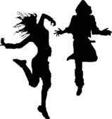 159x170 Line Dance Clip Art
