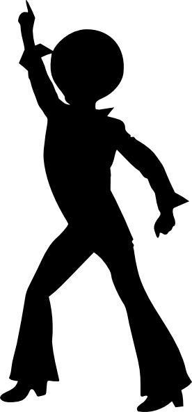 276x592 Disco Dancing Clipart