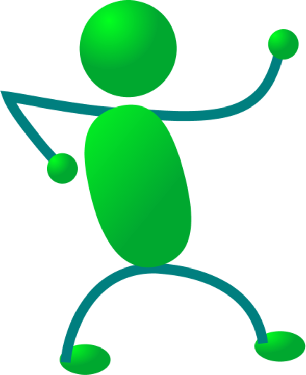 600x736 Stick Figure Dancing Clipart