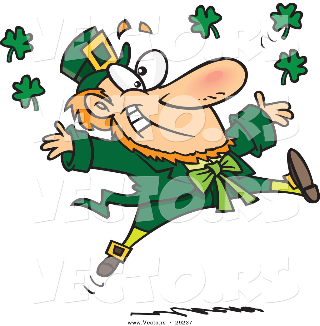 1024x1044 Dancing Leprechaun For Powerpoint Clipart