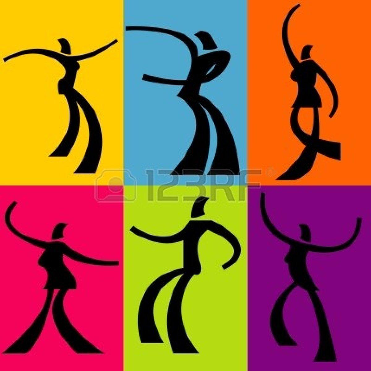 1200x1200 Group Dancing Clipart