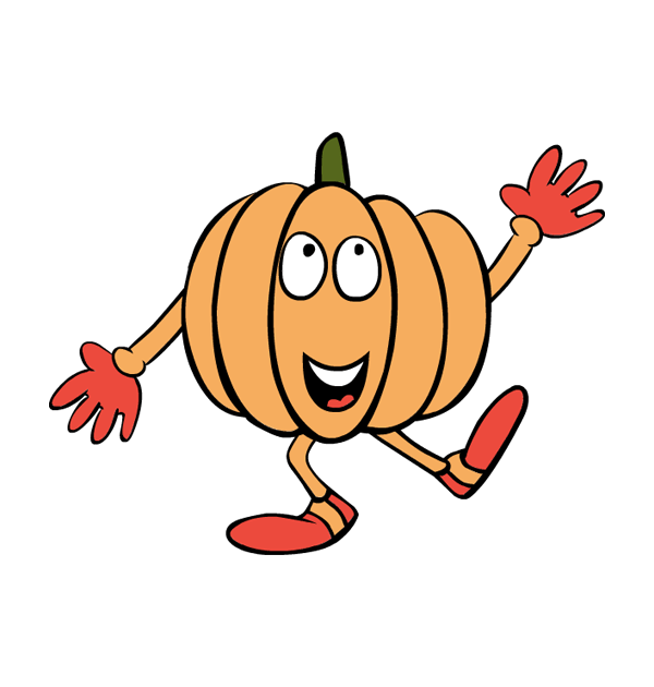 600x630 Dancing Pumpkin Clipart