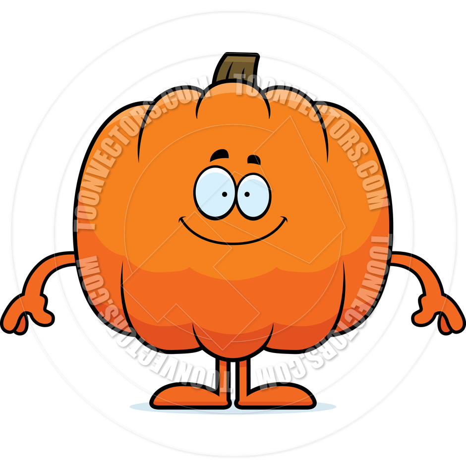 940x940 Cartoon Pumpkin Happy By Cory Thoman Toon Vectors Eps