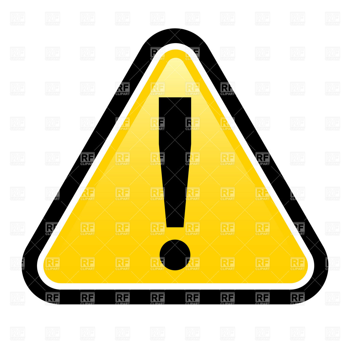 1200x1200 Danger Warning Sign Royalty Free Vector Clip Art Image