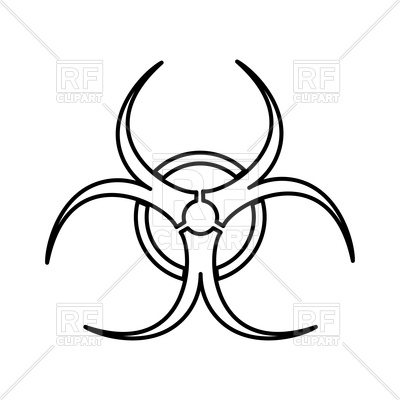 400x400 Biological Danger Outline