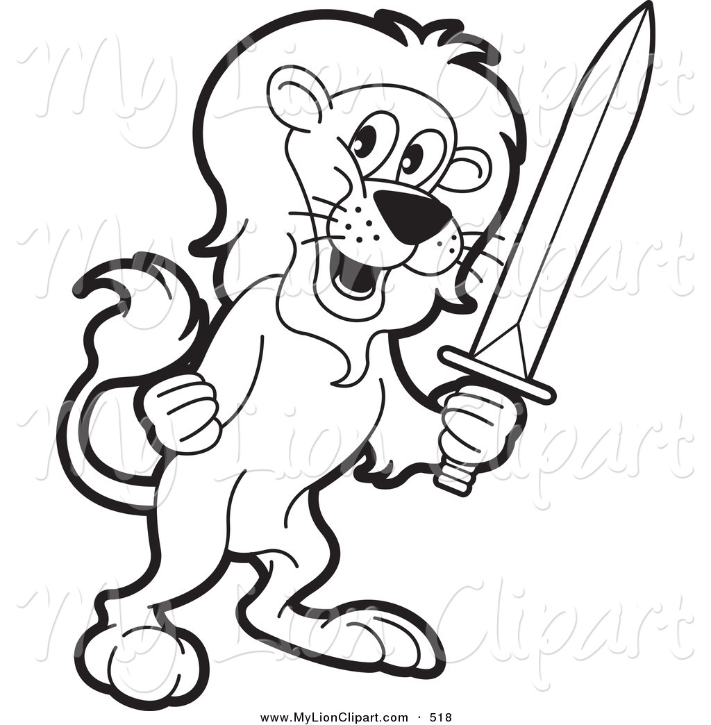 1024x1044 Lion Outline Clipart
