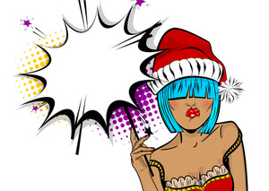 300x213 Old Woman And Young Girl Illustration Royalty Free Stock Image