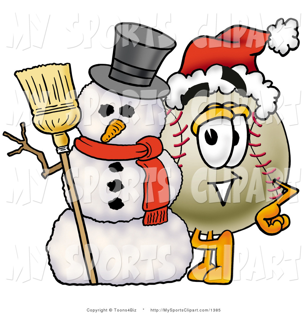 1024x1044 Sports Clip Art Of A Festive Baseball Mascot Cartoon Character