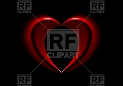 400x282 Smooth Blurred Red Heart Background Royalty Free Vector Clip Art