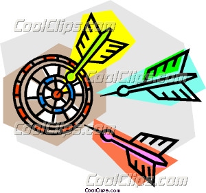 300x281 Darts And Dartboard Clip Art