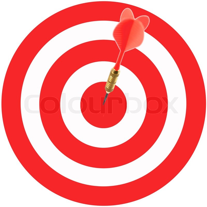 800x800 Playing Darts Isolated Against A White Background Stock Photo