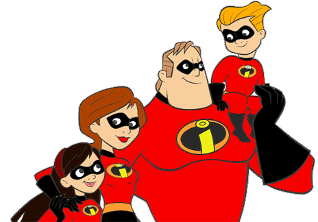 464x324 Incredibles Clipart