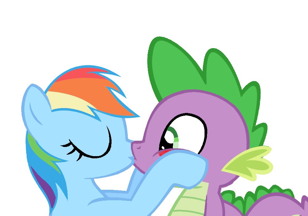 1000x700 Rainbow Clipart Kiss