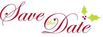 400x146 December Save The Date Clipart