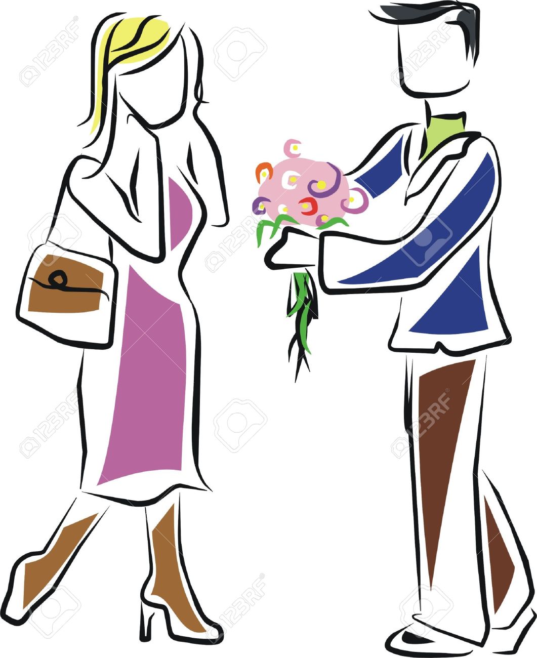 1061x1300 Romantic Clipart First Date