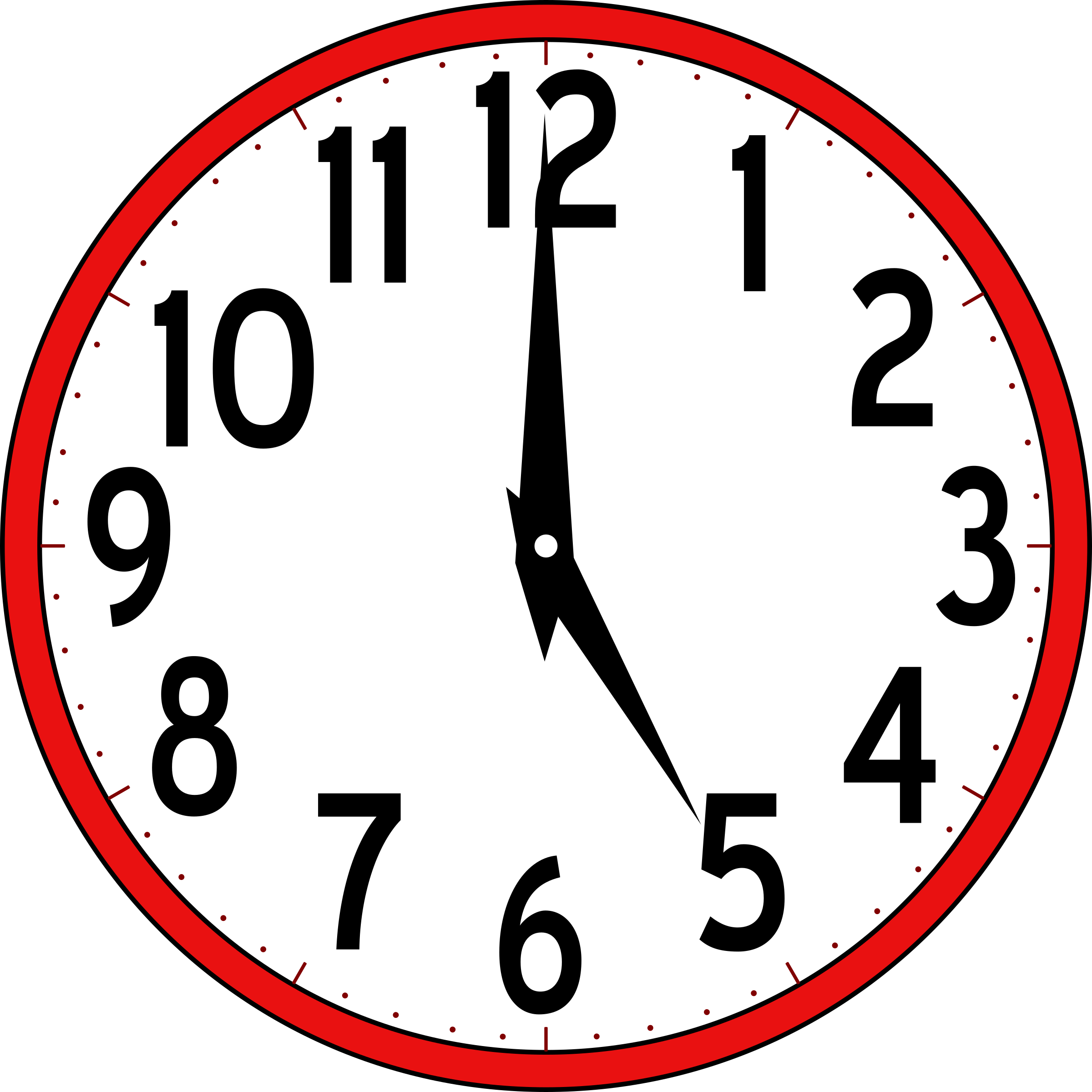 2400x2400 Clock Clipart