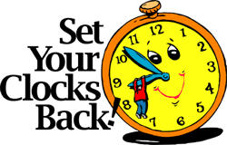 250x160 Animated Daylight Savings Time Clipart