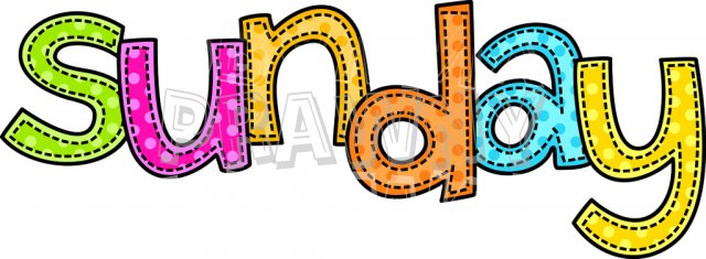 640x235 Sunday Clipart