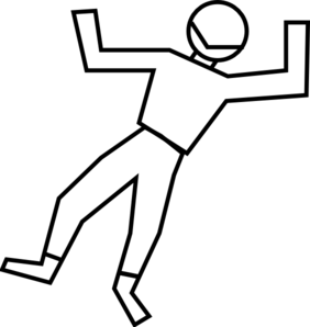 282x298 Fallen Body Clip Art